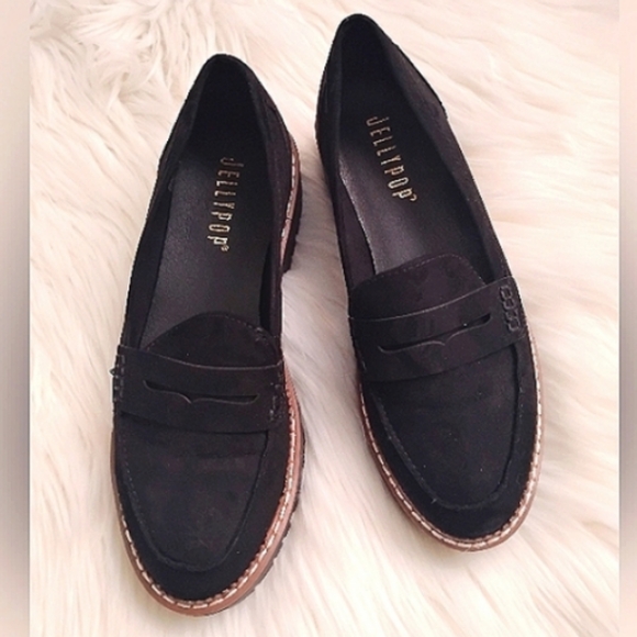 Jellypop Women's Black Loafers (7M) - Picture 2 of 5